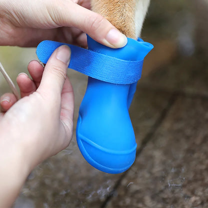 Waterproof Rubber Dog Boots – Anti-Slip Paw Protectors