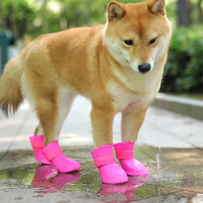 Waterproof Rubber Dog Boots – Anti-Slip Paw Protectors