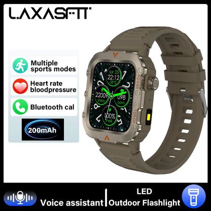 Smartwatch LED Flashlight Bluetooth Fitness Tracker