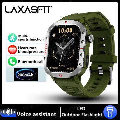 Smartwatch LED Flashlight Bluetooth Fitness Tracker